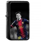 Messi Soccer Barcelona Sports - Oil Windproof Black Lighters Briquet Encendedor