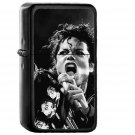 Michael Jackson Sing Music Face - Oil Windproof Black Lighters Briquet Encendedor