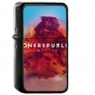 One Republic Band Cover Art - Oil Windproof Black Lighters Briquet Encendedor