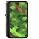 Pixel World Game - Oil Windproof Black Lighters Briquet Encendedor