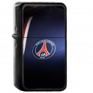 Psg Paris Saint Germain Fc Jersey Logo Soccer - Oil Windproof Black Lighters Briquet Encendedor