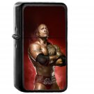 Wwe Rock Champion - Oil Windproof Black Lighters Briquet Encendedor