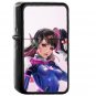 A Overwatch Diva Cute Game Art Illustration - Oil Windproof Black Lighters Briquet Encendedor