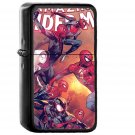 Amazing Spiderman Marvel Art Hero Film Anime Flare - Oil Windproof Black Lighters Briquet Encendedor