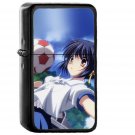 Anime Art Illustration Girl Football Cute - Oil Windproof Black Lighters Briquet Encendedor