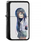 Anime Asashiho Kantai Girl Illustration Art - Oil Windproof Black Lighters Briquet Encendedor