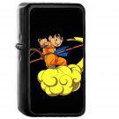 Dragon Ball Goku Cloud Fly Anime Art Illust - Oil Windproof Black Lighters Briquet Encendedor