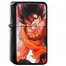 Dragon Ball Red Cyan Art Illustration Anime Hero - Oil Windproof Black Lighters Briquet Encendedor