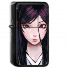 Eye Girl Anime Illustration Eye Drawing Art - Oil Windproof Black Lighters Briquet Encendedor