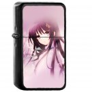 Flower Girl Otaku Anime Art Illust Spring - Oil Windproof Black Lighters Briquet Encendedor