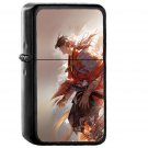 Hanyijie Hero Red Handsomeillustration Art Anime - Oil Windproof Black Lighters Briquet Encendedor