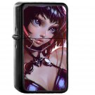 Ilya Kuvshinov Girl Illustration Art Paint - Oil Windproof Black Lighters Briquet Encendedor