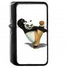 Kung fu Panda Dreamworks Animal Kick Cute Anime - Oil Windproof Black Lighters Briquet Encendedor
