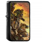 Ninja Turtle Poster Film Anime Art - Oil Windproof Black Lighters Briquet Encendedor