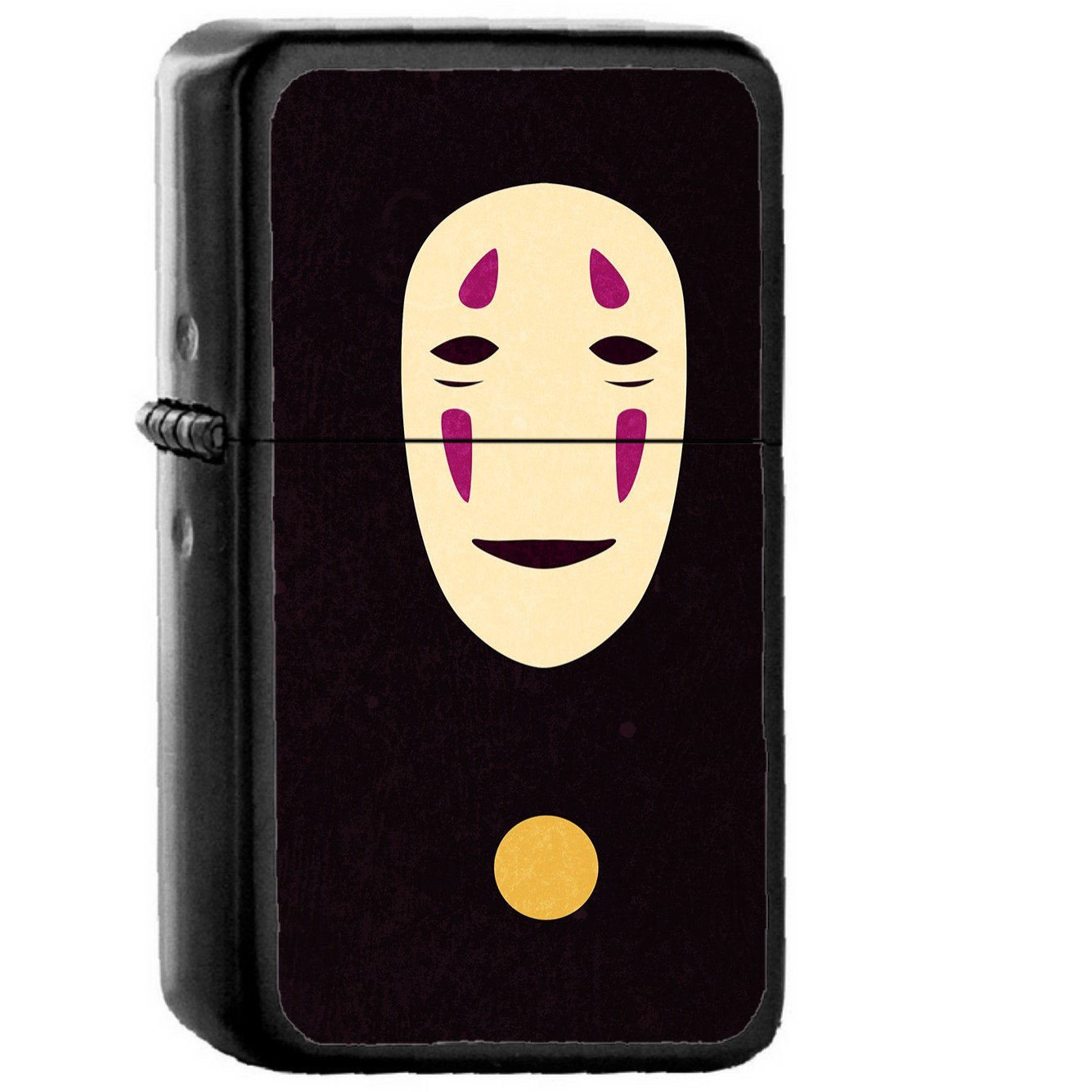 Spirited Away Dark Ghost Anime - Oil Windproof Black Lighters Briquet Encendedor