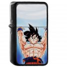 Goku Dragonball Energy Illust Anime - Oil Windproof Black Lighters Briquet Encendedor