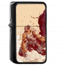 Wolverine Anime Tonton Revolver Illustration Art - Oil Windproof Black Lighters Briquet Encendedor