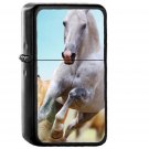 Horses Run Animal - Oil Windproof Black Lighters Briquet Encendedor