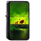 Lion king Hakuna Matata Cartoon Disney - Oil Windproof Black Lighters Briquet Encendedor