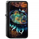 Mystey Art Illustration Animal Sea Digital - Oil Windproof Black Lighters Briquet Encendedor