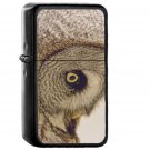 Owl Eye Animal Nature - Oil Windproof Black Lighters Briquet Encendedor
