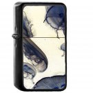 Pacific Jellyfish Ocean Sea Animal Nature White - Oil Windproof Black Lighters Briquet Encendedor