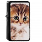 Sad Kitten Cat Animal Nature Cute - Oil Windproof Black Lighters Briquet Encendedor