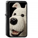 The Adventures Of Tintin Dog Cute - Oil Windproof Black Lighters Briquet Encendedor