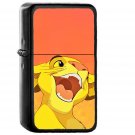 Disney Simba Lionking Smile Illust - Oil Windproof Black Lighters Briquet Encendedor