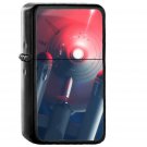 Spaceship Art Illustration - Oil Windproof Black Lighters Briquet Encendedor