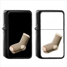 366 Socks - (1pcs) Oil Windproof Black Emoji Emoticon Lighters