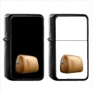 373 Pouch - (1pcs) Oil Windproof Black Emoji Emoticon Lighters