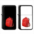 374 School Satchel - (1pcs) Oil Windproof Black Emoji Emoticon Lighters