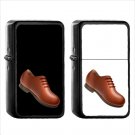 375 Mans Shoe - (1pcs) Oil Windproof Black Emoji Emoticon Lighters