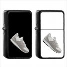 376 Athletic Shoe - (1pcs) Oil Windproof Black Emoji Emoticon Lighters