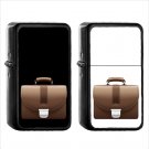 390 Briefcase - (1pcs) Oil Windproof Black Emoji Emoticon Lighters