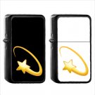 395 Dizzy Symbol - (1pcs) Oil Windproof Black Emoji Emoticon Lighters