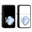 397 Dash Symbol - (1pcs) Oil Windproof Black Emoji Emoticon Lighters