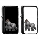 400 Gorilla - (1pcs) Oil Windproof Black Emoji Emoticon Lighters