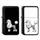 403 Poodle - (1pcs) Oil Windproof Black Emoji Emoticon Lighters