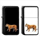 411 Tiger - (1pcs) Oil Windproof Black Emoji Emoticon Lighters