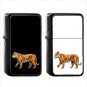 411 Tiger - (1pcs) Oil Windproof Black Emoji Emoticon Lighters