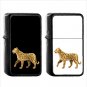 412 Leopard - (1pcs) Oil Windproof Black Emoji Emoticon Lighters