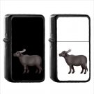 420 Water Buffalo - (1pcs) Oil Windproof Black Emoji Emoticon Lighters