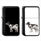 421 Cow - (1pcs) Oil Windproof Black Emoji Emoticon Lighters