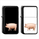 423 Pig - (1pcs) Oil Windproof Black Emoji Emoticon Lighters
