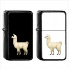 431 Llama - (1pcs) Oil Windproof Black Emoji Emoticon Lighters