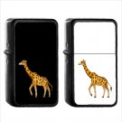432 Giraffe Face - (1pcs) Oil Windproof Black Emoji Emoticon Lighters