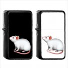 437 Mouse - (1pcs) Oil Windproof Black Emoji Emoticon Lighters