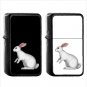 441 Rabbit - (1pcs) Oil Windproof Black Emoji Emoticon Lighters